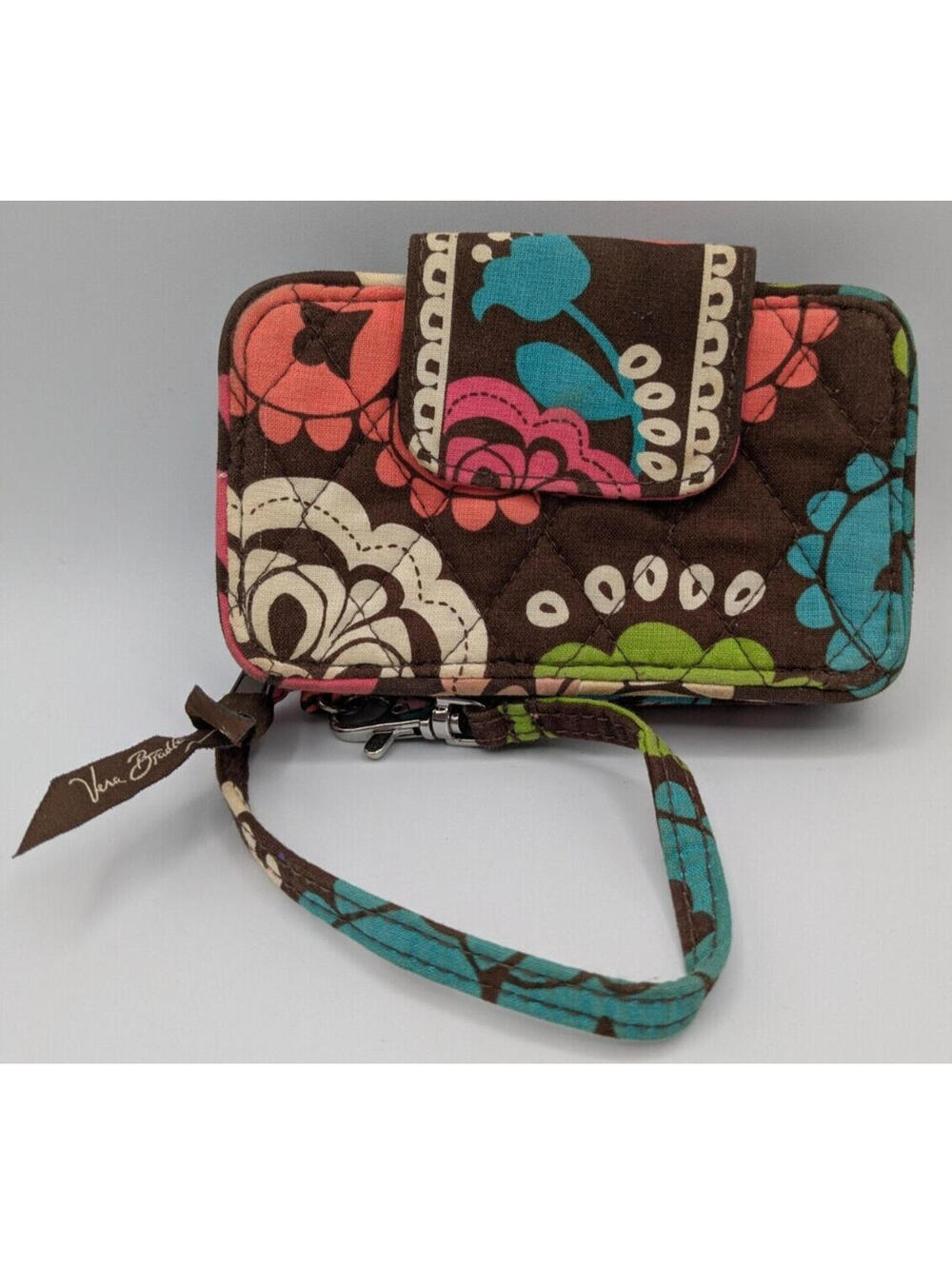 Vera Bradley Lola All In One Quilted Wristlet - Retired 2014